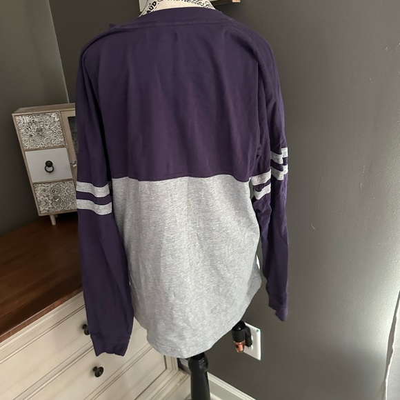 Crime Junkie purple and grey long sleeved tee - Picture 3 of 3